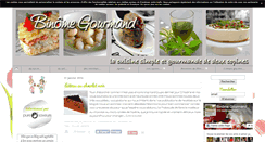 Desktop Screenshot of binomegourmand.com