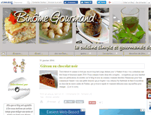 Tablet Screenshot of binomegourmand.com